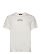 Archie Tee Tops T-shirts Short-sleeved White Morris