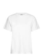 Bs Luna T-Shirt Tops T-shirts & Tops Short-sleeved White Bruun & Steng...
