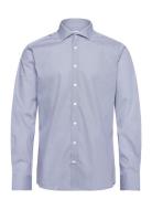 Bs Manning Slim Fit Shirt Tops Shirts Business Blue Bruun & Stengade