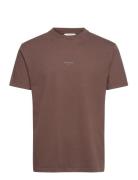 Tucker Oslo Tee Designers T-shirts Short-sleeved Brown HOLZWEILER