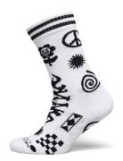 Random Rave Sneaker Sock Lingerie Socks Regular Socks White Happy Sock...