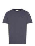 4-Col Oxford Regular Ss T-Shirt Tops T-shirts Short-sleeved Blue GANT