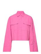 2Nd Edition Idette - Essential Text Tops Shirts Long-sleeved Pink 2NDD...