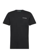 Graphic Tee Graphic Tops T-shirts Short-sleeved Black Dockers