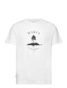 Skerry T-Shirt Tops T-shirts Short-sleeved White Makia