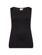 Wa-Stella Tops T-shirts & Tops Sleeveless Black Wasabiconcept