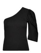 Annie Top Tops T-shirts & Tops Long-sleeved Black MAUD
