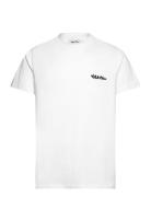 Capri Tennis Tops T-shirts Short-sleeved White Pica Pica