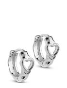 Kajsa Hoops Accessories Jewellery Earrings Hoops Silver Enamel Copenha...