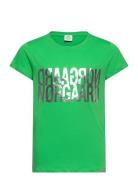 Single Organic Tuvina Tee Tops T-shirts Short-sleeved Green Mads Nørga...