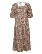 Baldrun Dress Polvipituinen Mekko Multi/patterned EDITED