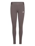 W 3S Leg Sport Running-training Tights Brown Adidas Sportswear