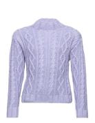 Nkftadutski Ls Knit Tops Knitwear Pullovers Purple Name It