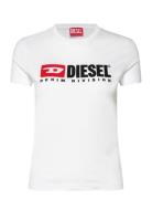 T-Sli-Div T-Shirt Tops T-shirts & Tops Short-sleeved White Diesel