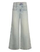 Wideleg Jeans With Pockets Bottoms Jeans Wide Blue Mango