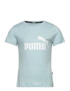 Ess Logo Tee G Sport T-shirts Short-sleeved Blue PUMA