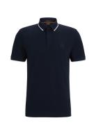 Passertip Tops Polos Short-sleeved Navy BOSS