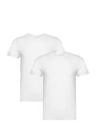 Dovre T-Shirt 2-Pack Fsc Tops T-shirts Short-sleeved White Dovre