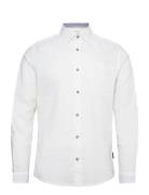 Cotton Linen Shirt Tops Shirts Casual White Tom Tailor