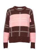 Ivanaiw Check Pullover Tops Knitwear Jumpers Pink InWear