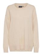 Lizzie Organic Cotton/Cashmere Sweater Tops Knitwear Jumpers Cream Lex...