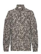 Cameron Print Top Tops Blouses Long-sleeved Multi/patterned Dante6