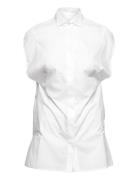 Shirt Tops Shirts Short-sleeved White MM6 Maison Margiela