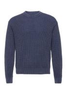 Anf Mens Sweaters Tops Knitwear Round Necks Navy Abercrombie & Fitch