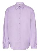 Arkadia Over D Blouse Tops Shirts Long-sleeved Purple Tamaris Apparel
