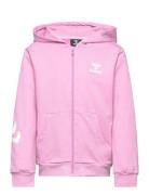 Hmltrece Zip Hoodie Sport Sweat-shirts & Hoodies Hoodies Pink Hummel