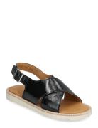 Sandals - Flat - Open Toe - Op Shoes Summer Shoes Sandals Black ANGULU...