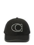 C Cotton Canvas Baseball Hat Accessories Headwear Caps Black Coach Acc...
