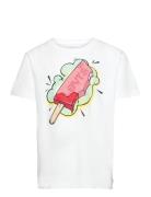 Levi's Popsicle Tee Tops T-shirts Short-sleeved White Levi's