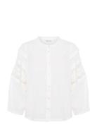 Ommikb Blouse Tops Blouses Long-sleeved White Karen By Simonsen