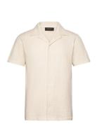 Increpe Tops Shirts Short-sleeved Cream INDICODE