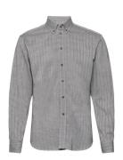 Regular Fit Men Shirt Tops Shirts Casual Grey Bosweel Shirts Est. 1937