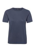 Slcolumbine Crew-Neck T-Shirt Ss Tops T-shirts & Tops Short-sleeved Na...