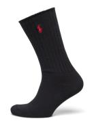 Cotton-Blend Crew Socks Underwear Socks Regular Socks Black Polo Ralph...
