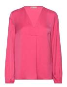 Rindaiw Blouse Tops Blouses Long-sleeved Pink InWear