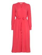 Byjosa Long Shirt Dress 2 - Polvipituinen Mekko Red B.young