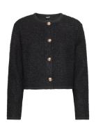 Soft Jacket Tops Knitwear Cardigans Black Gina Tricot