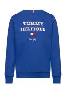 Th Logo Sweatshirt Tops Sweat-shirts & Hoodies Sweat-shirts Blue Tommy...