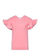 Smoc T-Shirt Tops T-shirts Short-sleeved Pink Gugguu