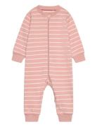 Nightsuit W.zipper Pyjama Sie Jumpsuit Haalari Pink Fixoni