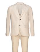 Bs Pollino Classic Fit Suit Set Puku Beige Bruun & Stengade
