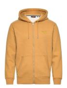 Essential Logo Zip Hoodie Tops Sweat-shirts & Hoodies Hoodies Yellow S...