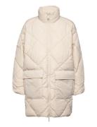 Slfheidi Puffer Jacket B Tikkitakki Cream Selected Femme