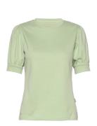 Maddy Tee Tops T-shirts & Tops Short-sleeved Green Ella&il