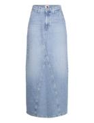 Claire Hgh Maxi Skirt Ch7011 Pitkä Hame Blue Tommy Jeans