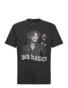 Onsbob Marley Reg Ss Tee Tops T-shirts Short-sleeved Black ONLY & SONS